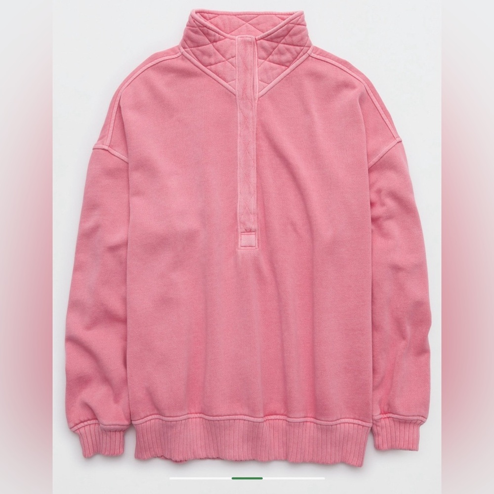 Aerie Women’s Oversized Oh Snap Sweatshirt Color playful Pink XL